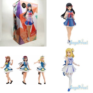 (แท้/มือ2) Love Live! Figure The First of Aqours DIA, MARI ,Bandai Gashapon Love Live Sunshine! Gasha Portraits 08,