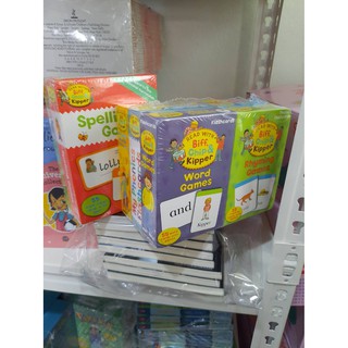 **พร้อมส่ง** แฟลชการ์ด Flashcards Read with Biff &amp; Chip kipper จำนวน 8 กล่อง Oxford reading tree