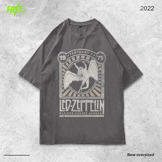 เสื้อยืด ลาย led Zeppelin 90s สไตล์วินเทจ โอเวอร์ไซซ์