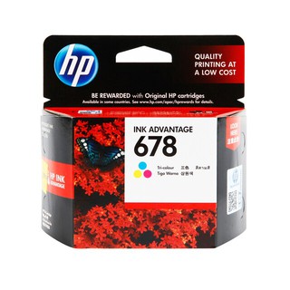 HP 678(CZ108AA) 3สี แท้ศูนย์ของใหม่คุภาพ100%3 สีAdvantage 1015/1515/2515/2645/2645/3545/4515/4645 Al