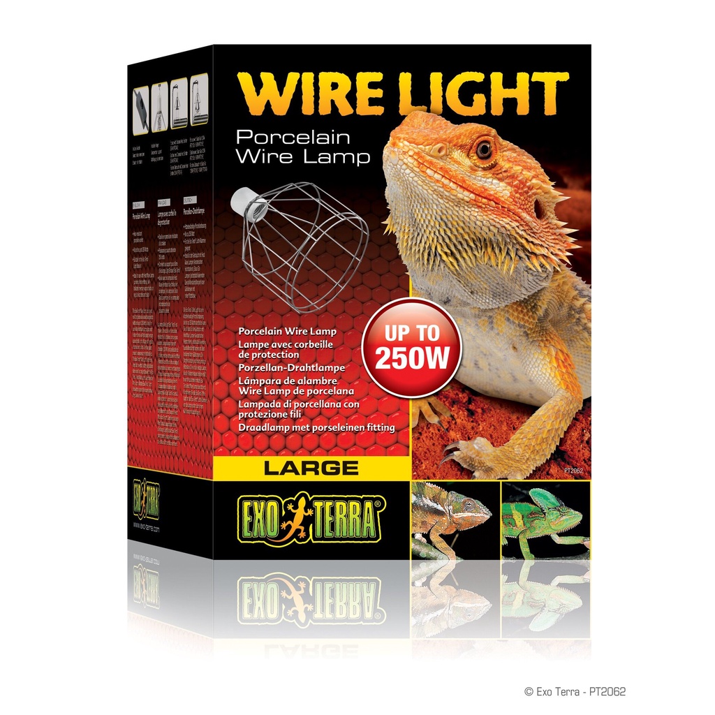รูปภาพของ(พร้อมส่ง)Exoterra โคมไฟสำหรับเลี้ยงสัตว์ Porcelain Wire Clamp lamp (โคมลวด)ลองเช็คราคา