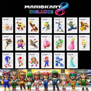 สินค้า 10/20/25 Pcs Mario Kart 8 Amiibo NFC Tag Cards Nintendo Switch / Switch lite /3D World