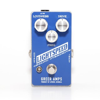 Greer Amps Lightspeed Overdrive Pedal - US made เอฟเฟคกีต้าร์ไฟฟ้า