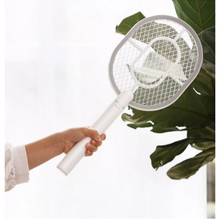 ❧♧Mosquito swatter 1200mAh 2700V USB charging lithium battery Battery exhausted, warning light for mosquitoes