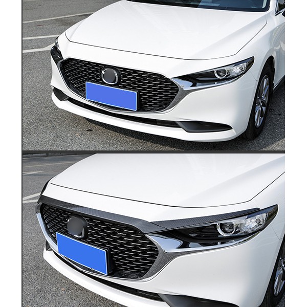 mazda-3-skyactiv-ปี-2020-ชุดแผ่นแต่งด้านหน้าคาร์บอนไฟเบอร์