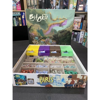 [Plastic] Bitoku Board Game [TH/EN]: Organizer - กล่องจัดเก็บอุปกรณ์เกมราชาภูต (Sleeved Cards)