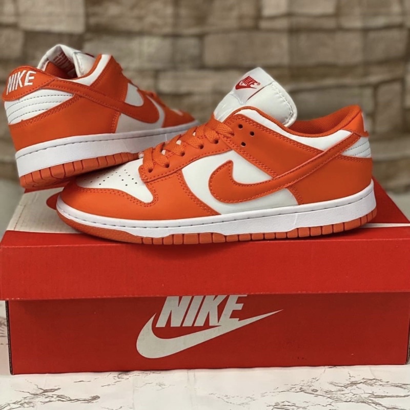 nike-dunk-low-orange-blaze-รุ่นใหม่-สินค้าพร้อมกล่อง-มีบริการเก็บเงินปลายทาง