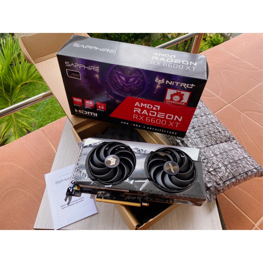 SAPPHIRE NITRO+ RX6600XT GAMING OC 8GB | Shopee Thailand