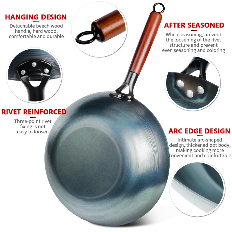 seasoning-iron-woks-30-32-34cm-wok-with-wooden-handle-frying-pan-kitchen-cookware-for-electric-induction-electric-and