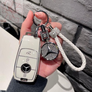 Mercedes-Benz key case หญิงใหม่ A-class C-class E-class A200L กระเป๋า C260L รถ E300L shell GLC300/GLE/GLA หัวเข็มขัด