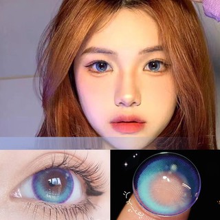 (21.June.18 )Snmlglan Series,Ovolook แบรนด์ใหม่, Big Eye ,14.50มม.,(เกรด 0-8.00), คอนแทคเลนส์ Yearly Use (สีฟ้า)