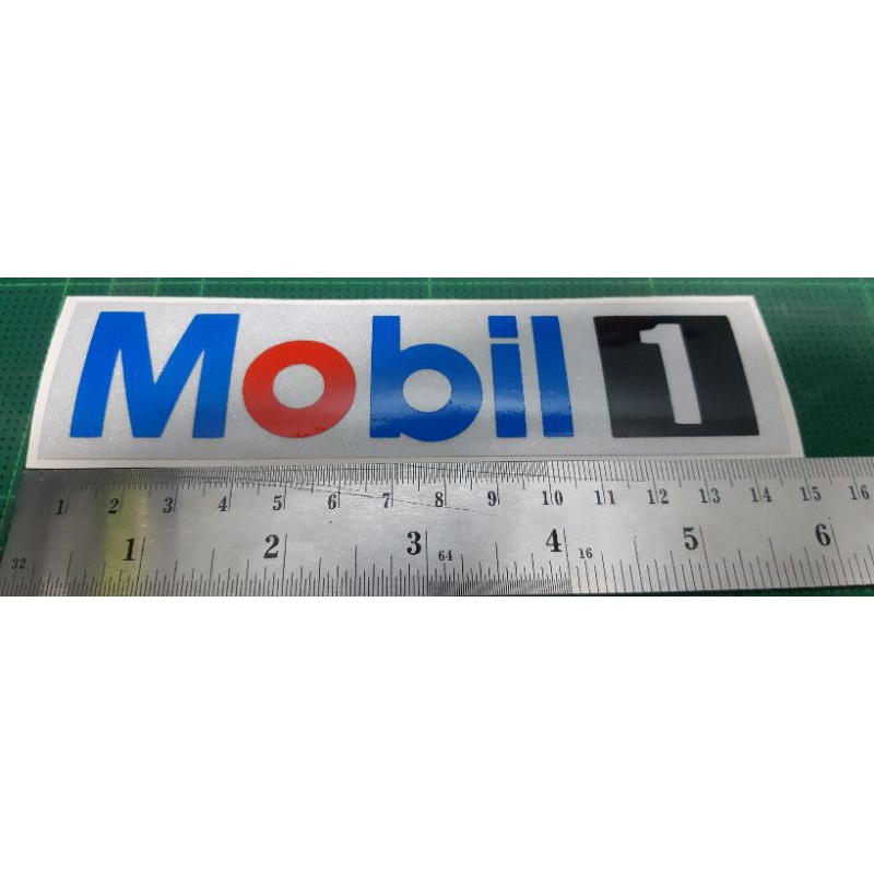 สติ๊กเกอร์-mobil1-โมบิววัน-งานตัดประกอบ-3m-สะท้อนแสง