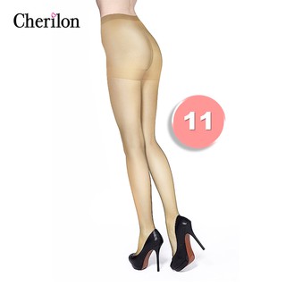 Cherilon เชอรีล่อน ถุงน่อง เนื้อลินินเชียร์ สีเนื้อ 11 เนียนบางกระชับ ขาเรียวสวยเป็นธรรมชาติ NSA-PHCBLS-11