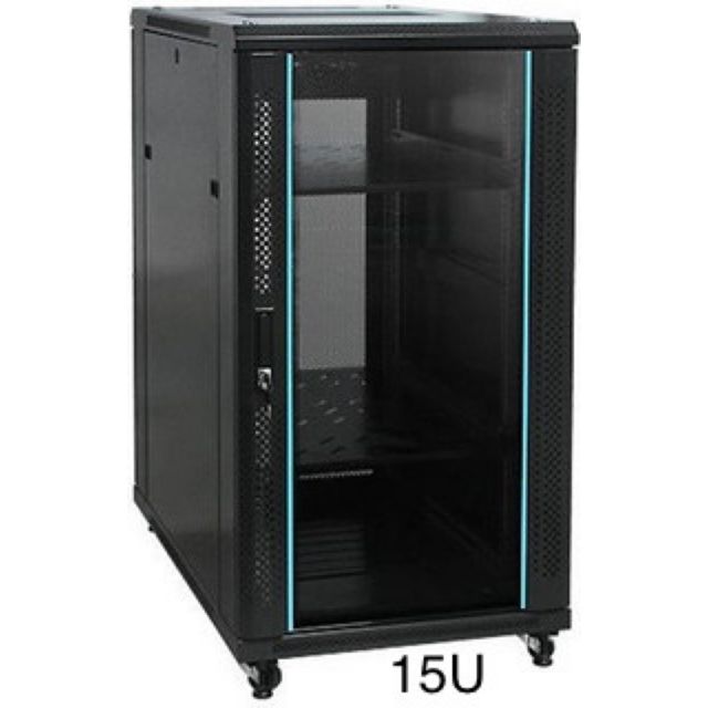 ตู้rack-15u-network-cabinet-แถมพัดลม-ยี่ห้อglink