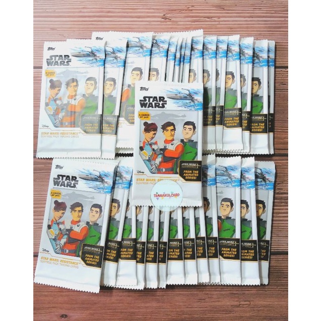 ภาพหน้าปกสินค้า(Sealed Pack) 2019 Topps Star Wars Resistance (ซองสุ่มการ์ด) จากร้าน thanakulchai บน Shopee