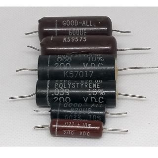 ภาพหน้าปกสินค้าคาปาซิเตอร์  Capacitor GOOD-ALL FILM POLYSTYRENE ที่เกี่ยวข้อง