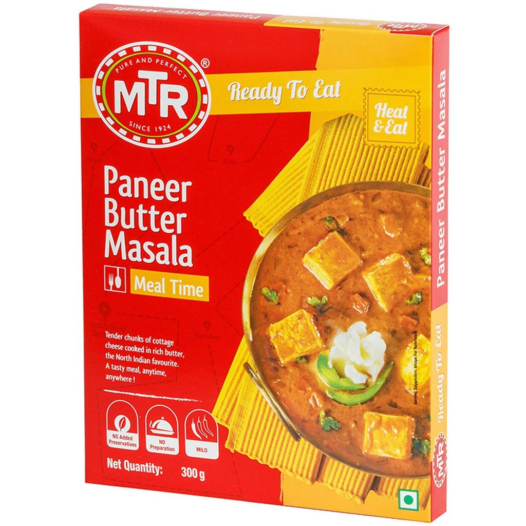 MTR Ready To Eat Paneer Butter Masala 300g | Shopee Thailand