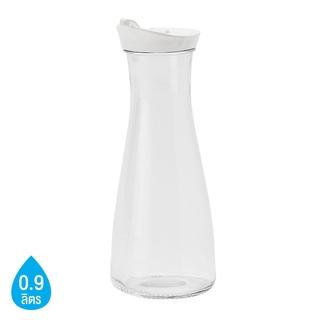 Chaixing Home เหยือกแก้วพร้อมฝา KASSA HOME รุ่น 3202A ขนาด 900 มล. สีใส