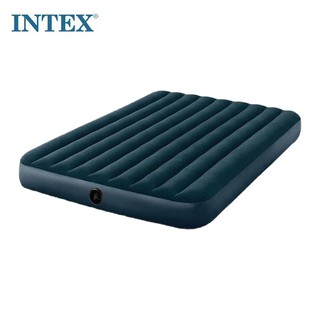 INTEX ที่นอนเป่าลม สีเขียว Classic Downy Airbed ที่นอนปิคนิค เบาะรองนอน เบาะลม 2.5 3.5 4.5 5 6 ฟุต ที่นอนสูบลม