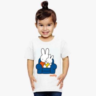 เสื้อยืด เด็ก คอกลมพิมพ์ลาย miffy 3-12 ขวบ ผ้านิ่ม Cotton 100% ราคา 139 บาท  เสื้อใส่สบาย