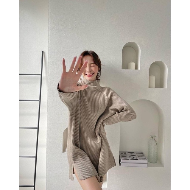 bread-minidress-มินิเดรสรุ่นขนมปัง-สีกากี-preorder