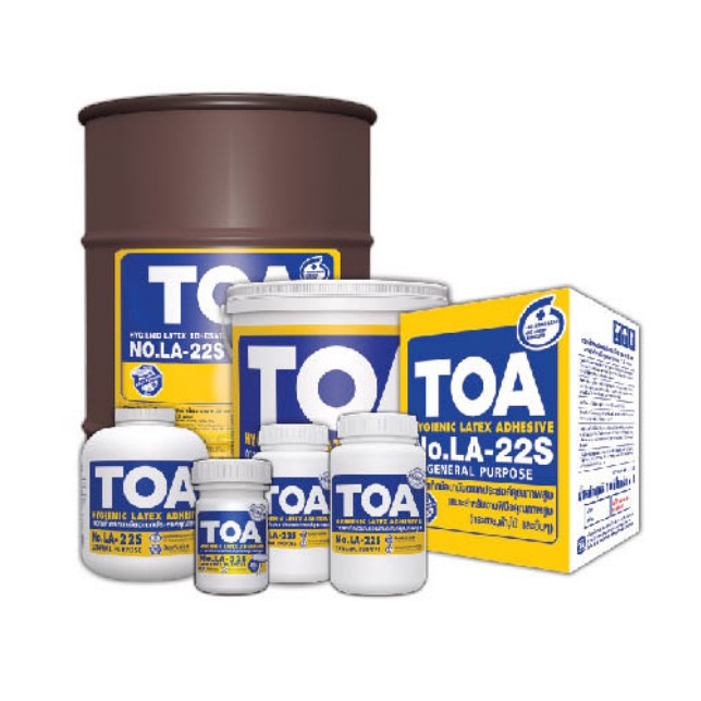 กาวลาเท็กซ์-toa-la-22s-ขนาด-4-oz-กาวปูปาเก้-กาวติดไม้-กาวอเนกประสงค์-กระปุกเล็ก-ขวดเล็ก-กาวลาเท็ก