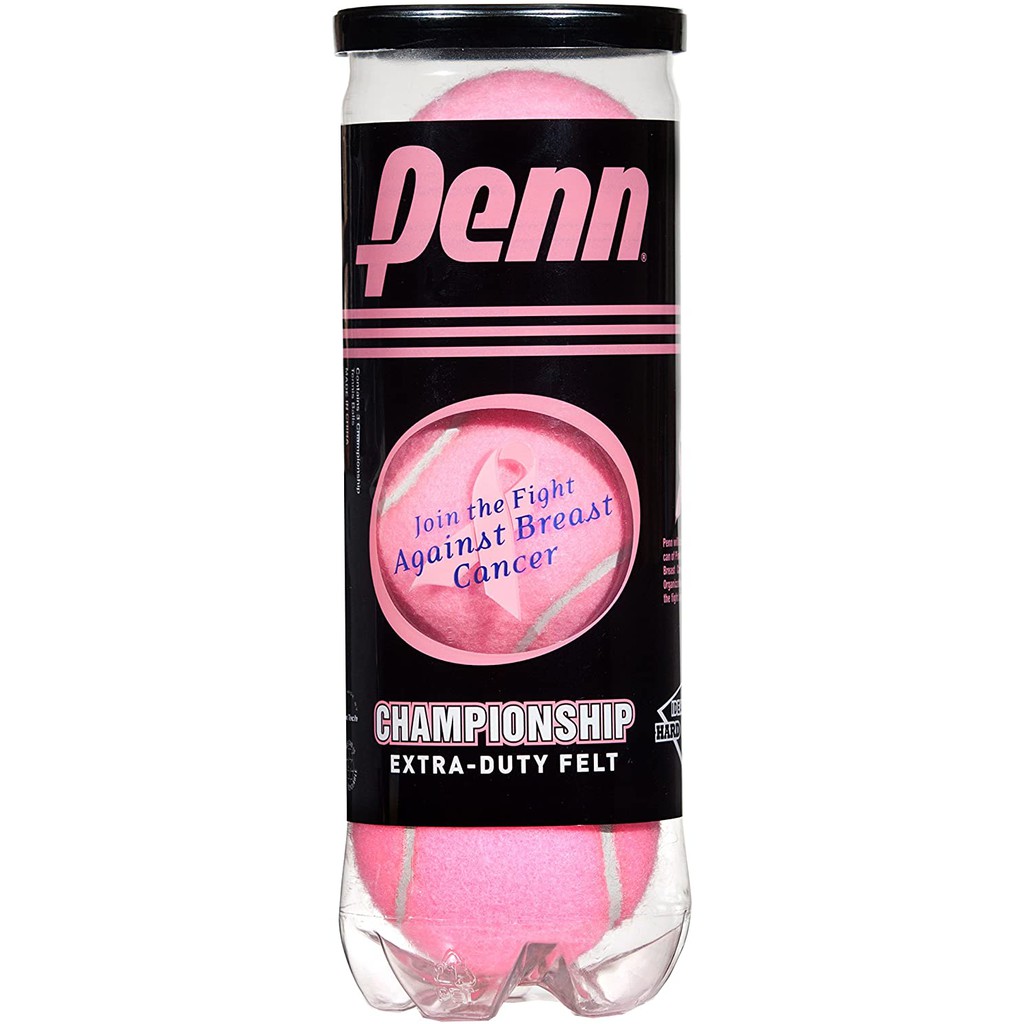 ภาพหน้าปกสินค้าPenn : PEN521073* ลูกเทนนิส Pink Championship Extra Duty Tennis Ball Can จากร้าน tadee_dosport บน Shopee