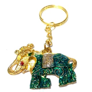 พวงกุญแจช้างเขียวเหมาะสำหรับเป็นพวงกุญแจเพื่อความสวยงาม