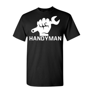ขายดี!ขายดี เสื้อยืดลําลอง แขนสั้น พิมพ์ลาย Handyman Workshop Lifestyle Team Crew PNigci05ENcknl29S-5XL