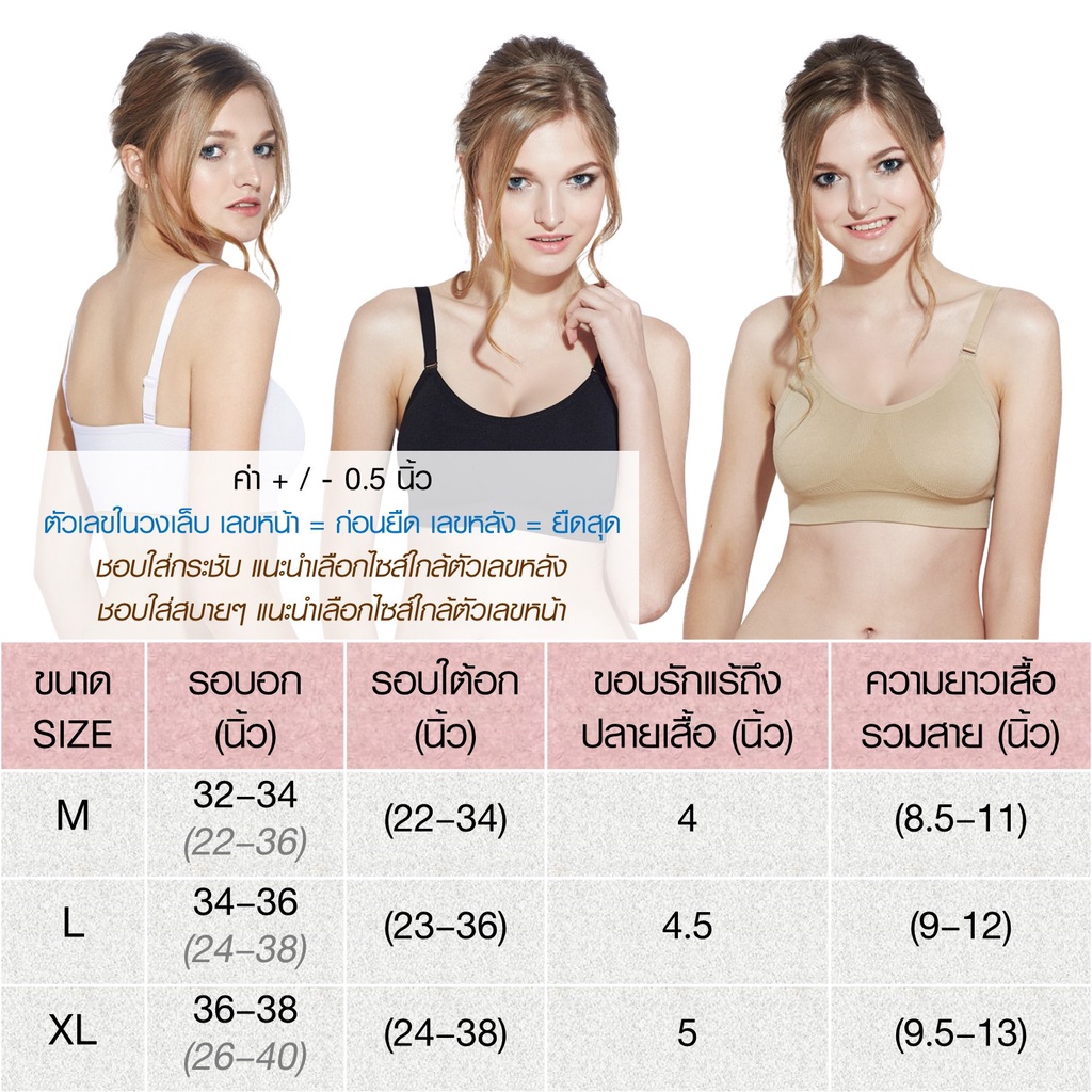 สุดคุ้ม-4-ตัว-cherilon-smooth-bra-เสื้อชั้นใน-เชอรีล่อน-ไร้โครง-ยกกระชับอก-เก็บเนื้อส่วนเกินด้านข้าง-nic-tsbra3