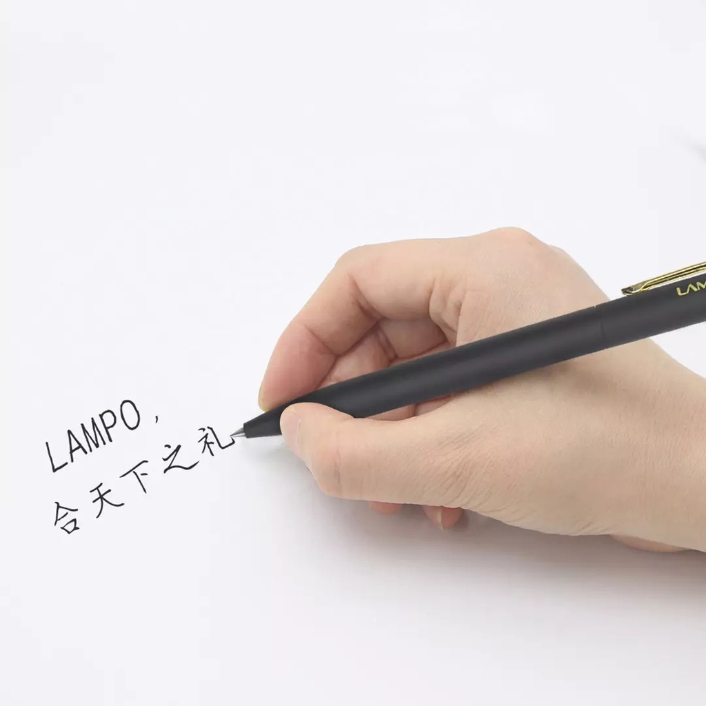 lampo-ปากกาหมึกเจล-0-5-มม-สีดํา-หรูหรา-สําหรับเขียน-สํานักงาน-โรงเรียน