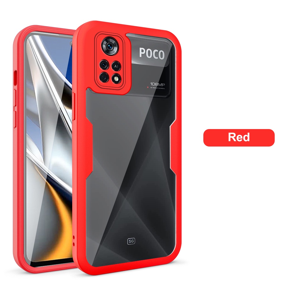 Protective Cover Full Cover Double Face Mask Poco M4 Pro X4Pro M4Pro 5G