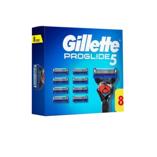 Gillette Fusion ProGlide Flexball ใบมีด ยิลเลตต์ ฟิวชั่นโปรไกลด์ เฟล็กซ์บอล แพ็ค 8 ชิ้น