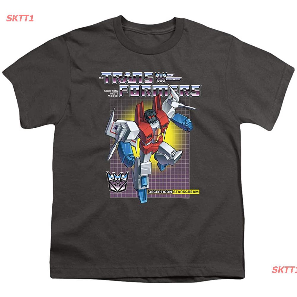 sktt1-เสื้อยืดยอดนิยม-transformers-starscream-youth-t-shirt-amp-stickers-short-sleeve-t-shirts