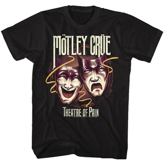 เสื้อผ้าผชเสื้อยืด พิมพ์ลาย Motley Crue สไตล์คลาสสิก สีดํา สําหรับผู้ใหญ่S-5XL