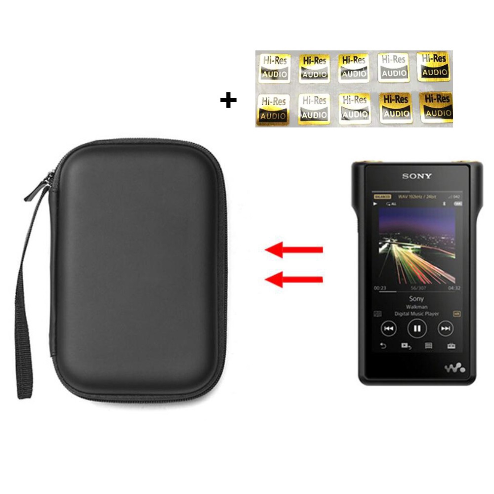 Coque Protection Inorlo Pour Sony Walkman NW-A306 - Anti-chocs Avec Bouchon Chargeur