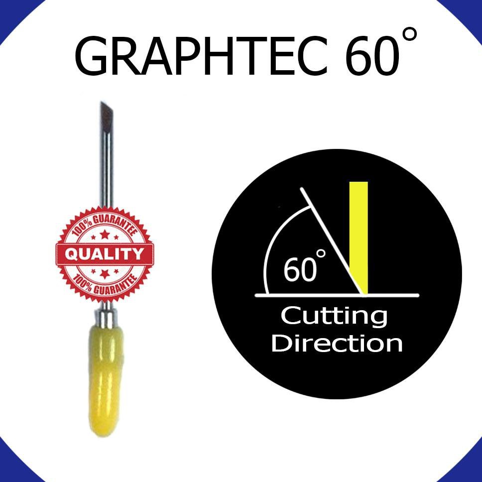 ใบมีดตัดสติ๊กเกอร์-graphtec-จำนวน-1-กล่อง-มี-1-ใบ-ขนาด-60-องศา-เงิน