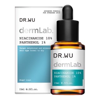 [พร้อมส่ง]  Dr.wu Dermlab Ntacinamide 10% Panthenol 1% 15 ml
