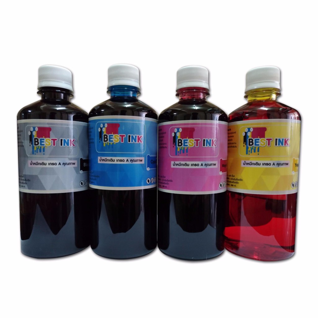 Best Inkjet Epson 500ml. น้ำหมึกเติมรุ่น L455/L550/L551/L555/L558/L565 ...