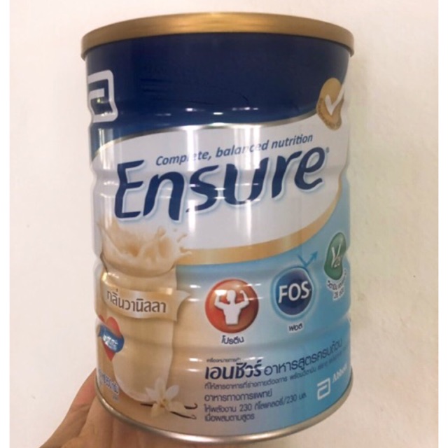 ภาพสินค้าพร้อมส่ง Ensure นมผง 850g รสวนิลา Ensure อาหารสูตรครบถ้วน จากร้าน wadsmart บน Shopee ภาพที่ 1