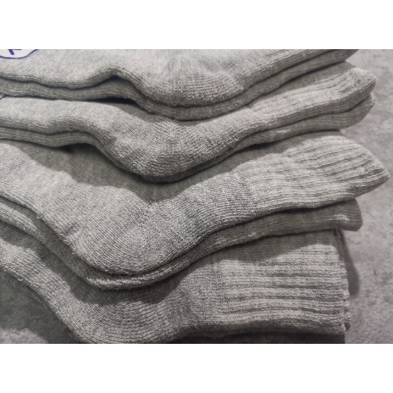 ภาพสินค้าถุงเท้าข้อกลาง พื้นหนา​(มีสีเทาเข้ม​, เทาอ่อน)​ จากร้าน aomsin_sock บน Shopee ภาพที่ 2