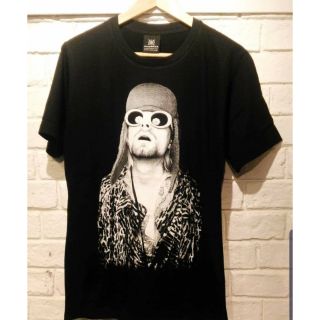 คอลูกเรือเสื้อยืดคอกลมเสื้อยืด Kurt cobain nirvanaผ้าฝ้ายแท้