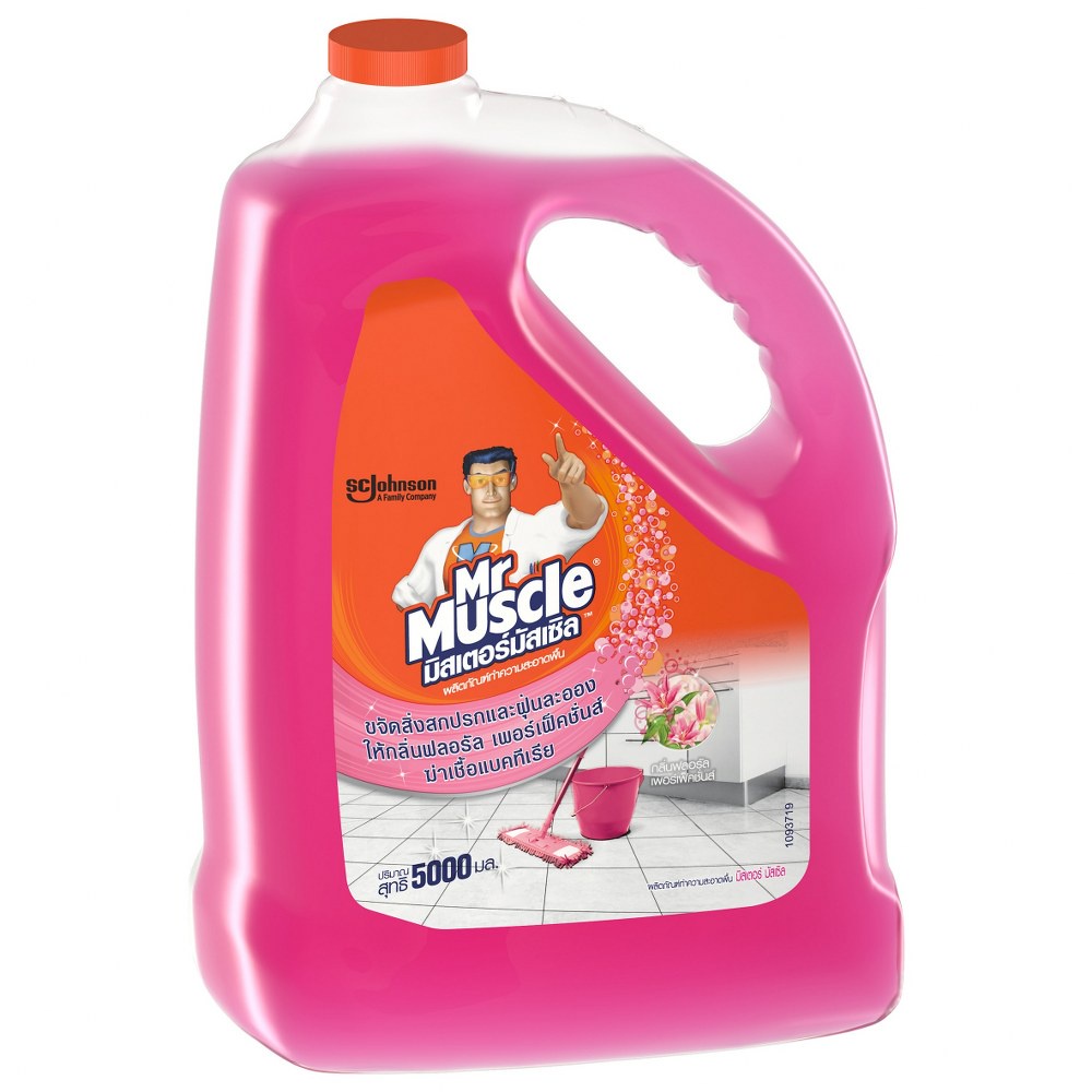 มิสเตอร์มัสเซิล น้ำยาถูพื้น กลิ่นฟลอรัล เพอเฟกชั่น 5 ลิตร Mr Muscle ...