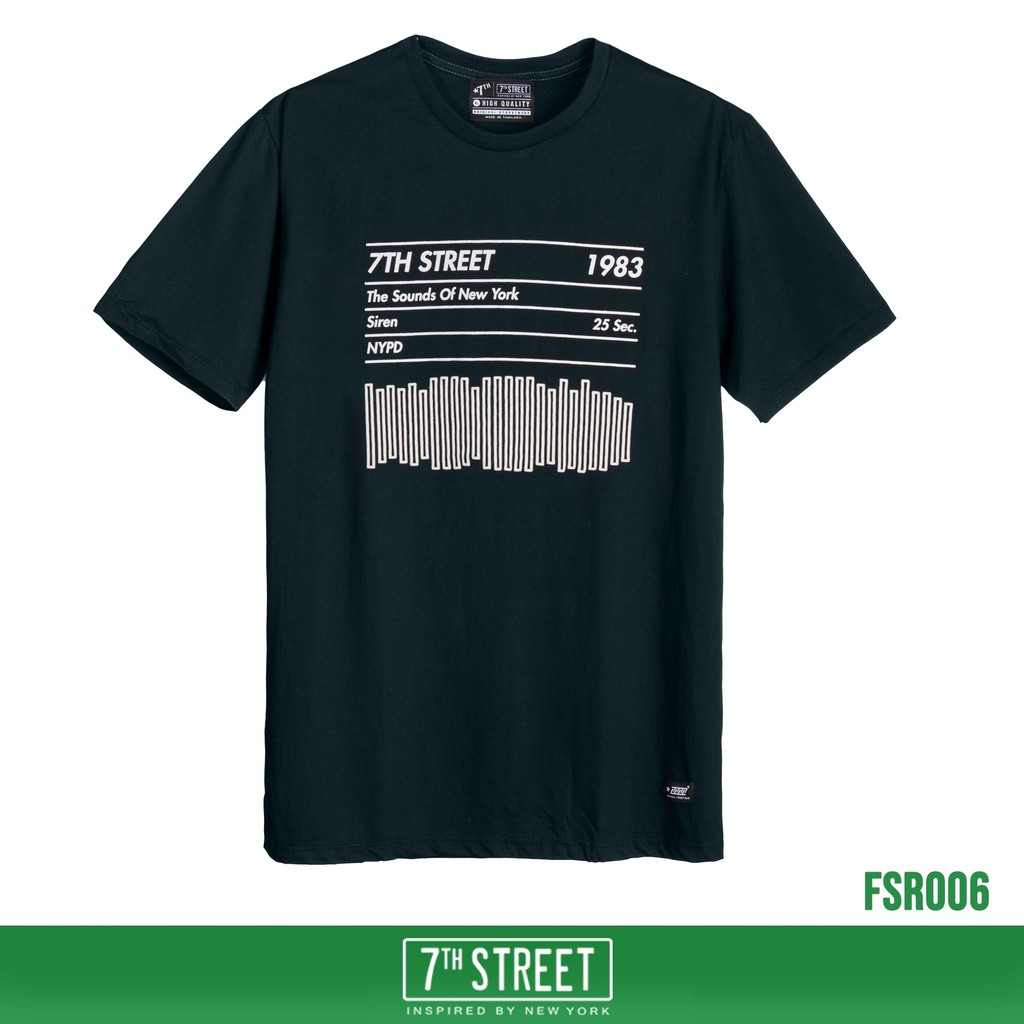 7th-street-เสื้อยืด-รุ่น-fsr006-siren-กรมเข้ม-ของแท้-100