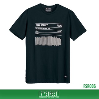 7th Street เสื้อยืด รุ่น FSR006 SIREN-กรมเข้ม ของแท้ 100%