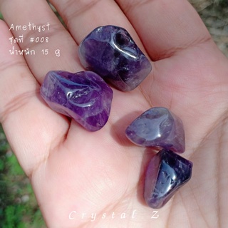 Amethyst 💜ชุดรวมหิน #008 
#หินขัดมัน ประกอบด้วย 4ชิ้น