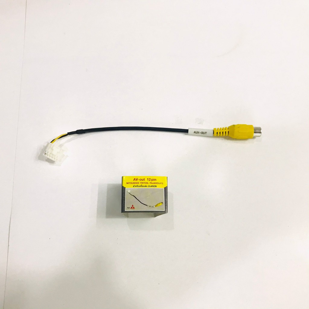 ปลั๊กแปลง-av-out-วิทยุติดรถยนต์เอาภาพออกจอหลัง-av-out-มิตซูบิชิ-mitsubishi-แบบ-12pin-triton-pajero-เก่า