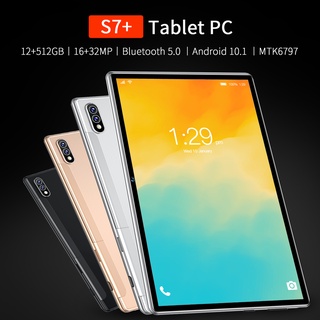 ภาพขนาดย่อของภาพหน้าปกสินค้าSamsang ใหม่ที่ แท็บเล็ต S7 Tab 9.0 นิ้วหน้าจอ HD 12GB + 512GB Android 10 Core กราฟิกการ์ดแท็บเล็ตราคาถูก จากร้าน pl2dvqfrk5 บน Shopee