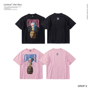 เสื้อยืดผ้าฝ้ายพิมพ์ลายขายดี Carnival x One Piece CHOPPER T-SHIRT