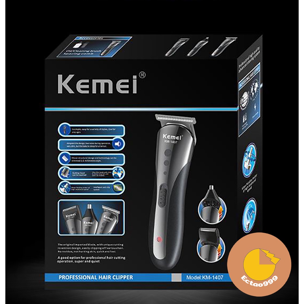 kemei-km-1407-3in1-ไร้สาย-แบตตาเลี่ยน-ของแท้